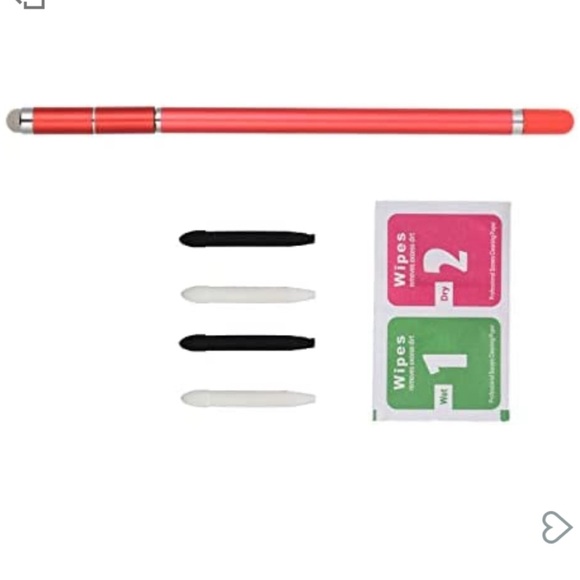 Touch Screen Pen,‎ 4 in 1 Stylus Pen Fiber Nib Mobile Phone for Tablet in back - Picture 3 of 8